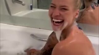 Ebanie Bridges Nude in bathtub – Video Onlyfans